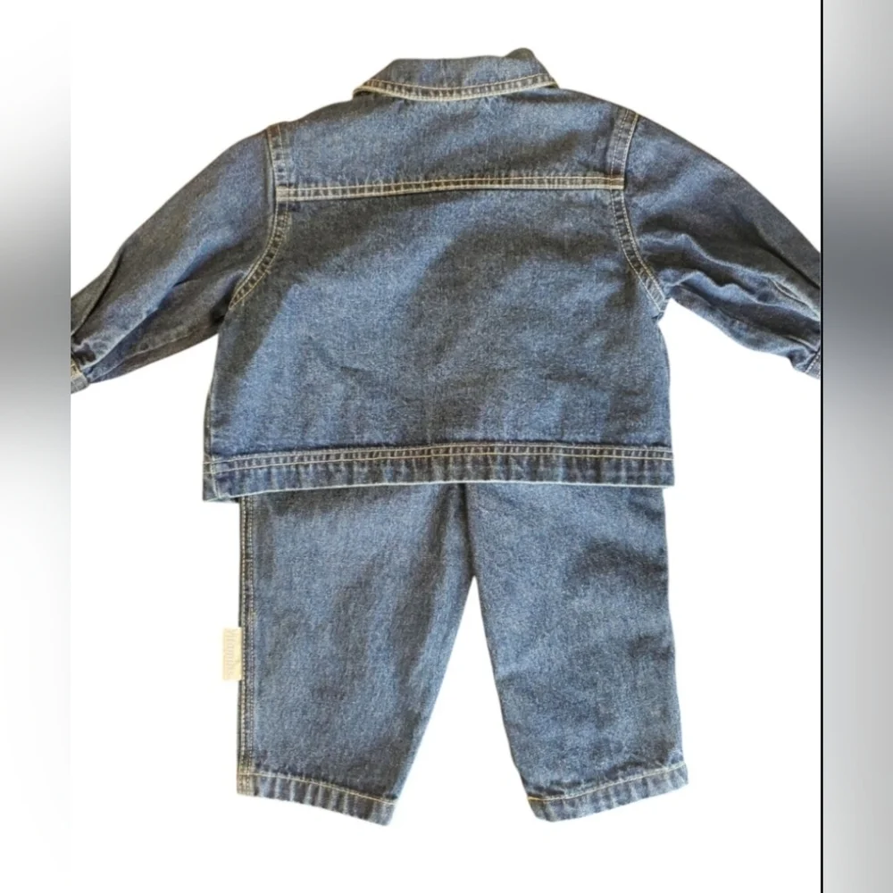 Vitamins Baby Blue Jean Jacket Classic Denim Style Size 6/9